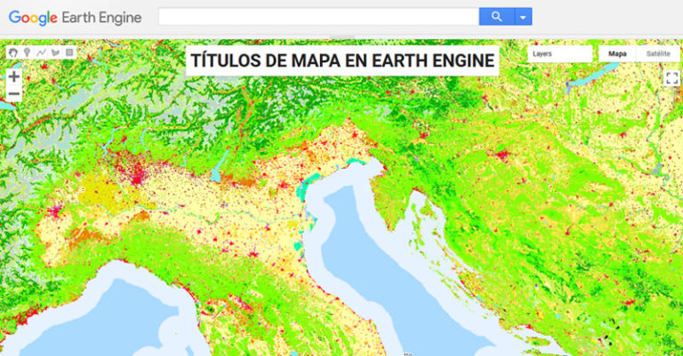 A Adir El T Tulo De Mapa En Google Earth Engine Gis Beers