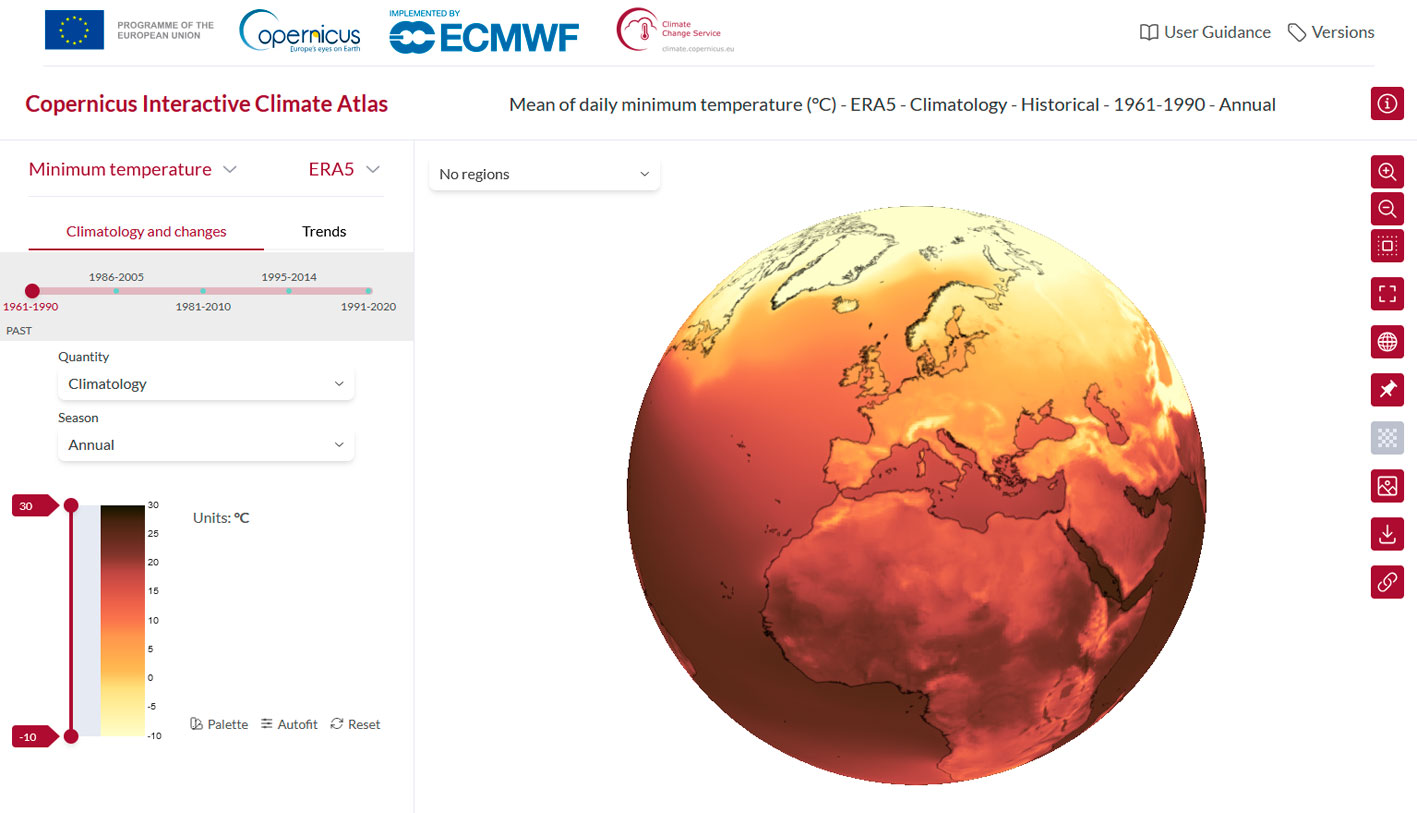 Descarga ded atos del Atlas Climático Interactivo 