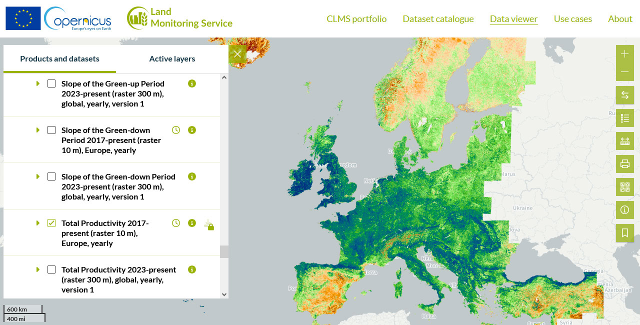 Copernicus Land Monitoring Service