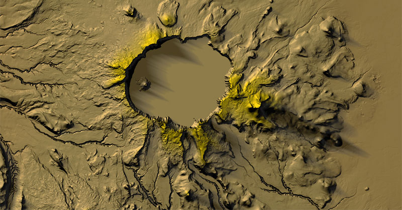 Creación de mapas efecto dorado