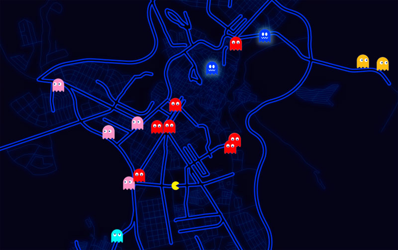 Mapas con estilo Pacmap