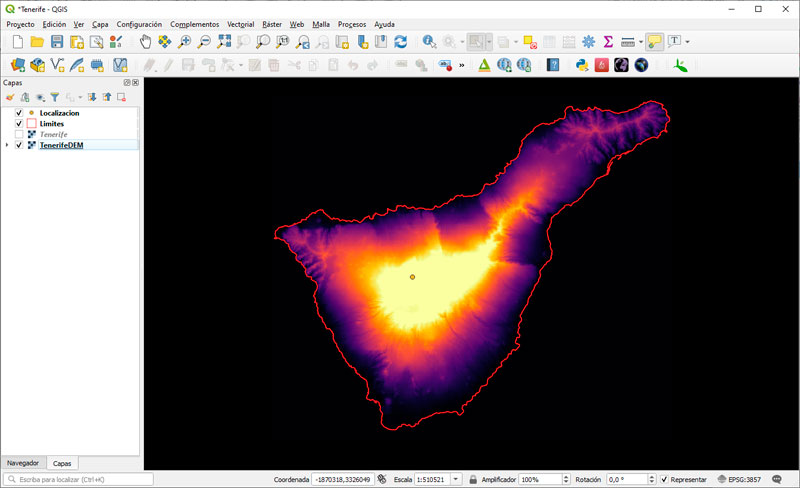 Creación de mapas 3D en QGIS con Qgis2threejs - Gis&Beers